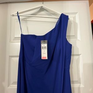 BCBG blue formal dress